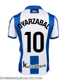 Real Sociedad Mikel Oyarzabal #10 Maglia Gara Casa Repliche 2024-25 Maniche Corte